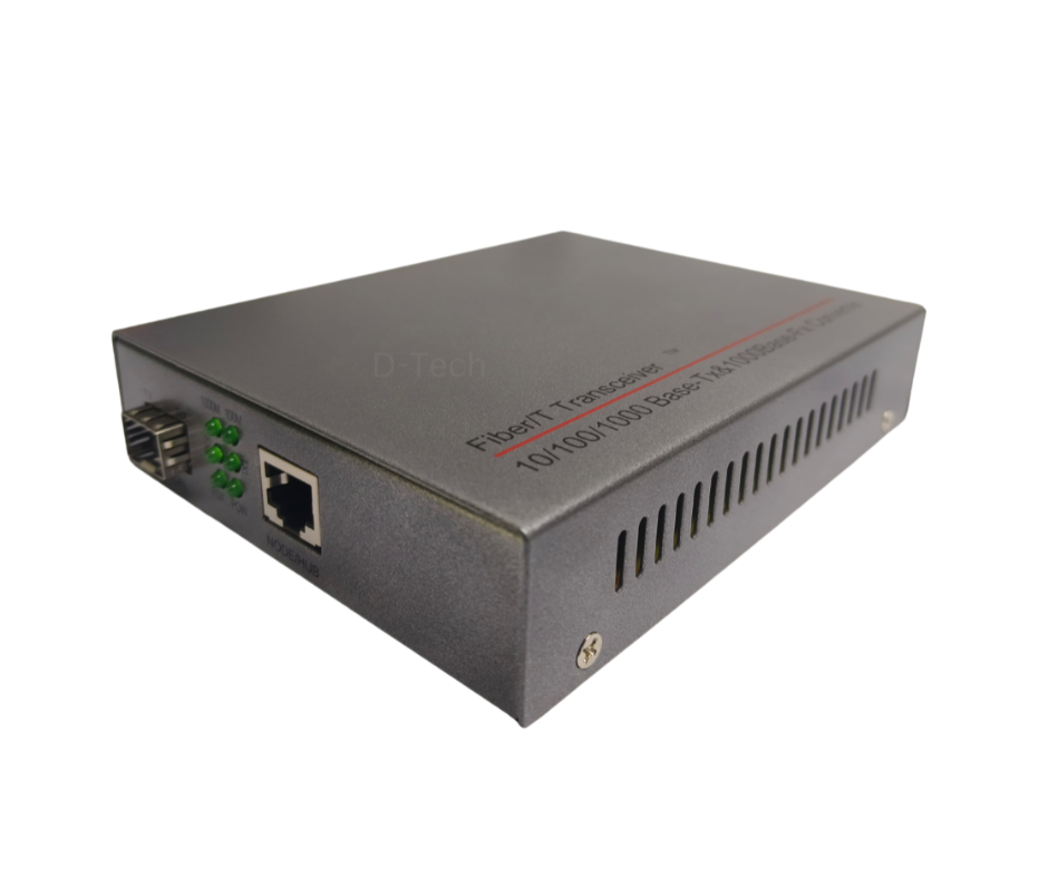 Media Converter DTMC-200 10/100/1000 Mbps adaptive RJ45 port AC Port