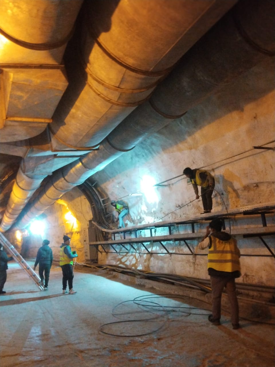 Fiber Optic Cable Installation in Nepal’s Tunnels