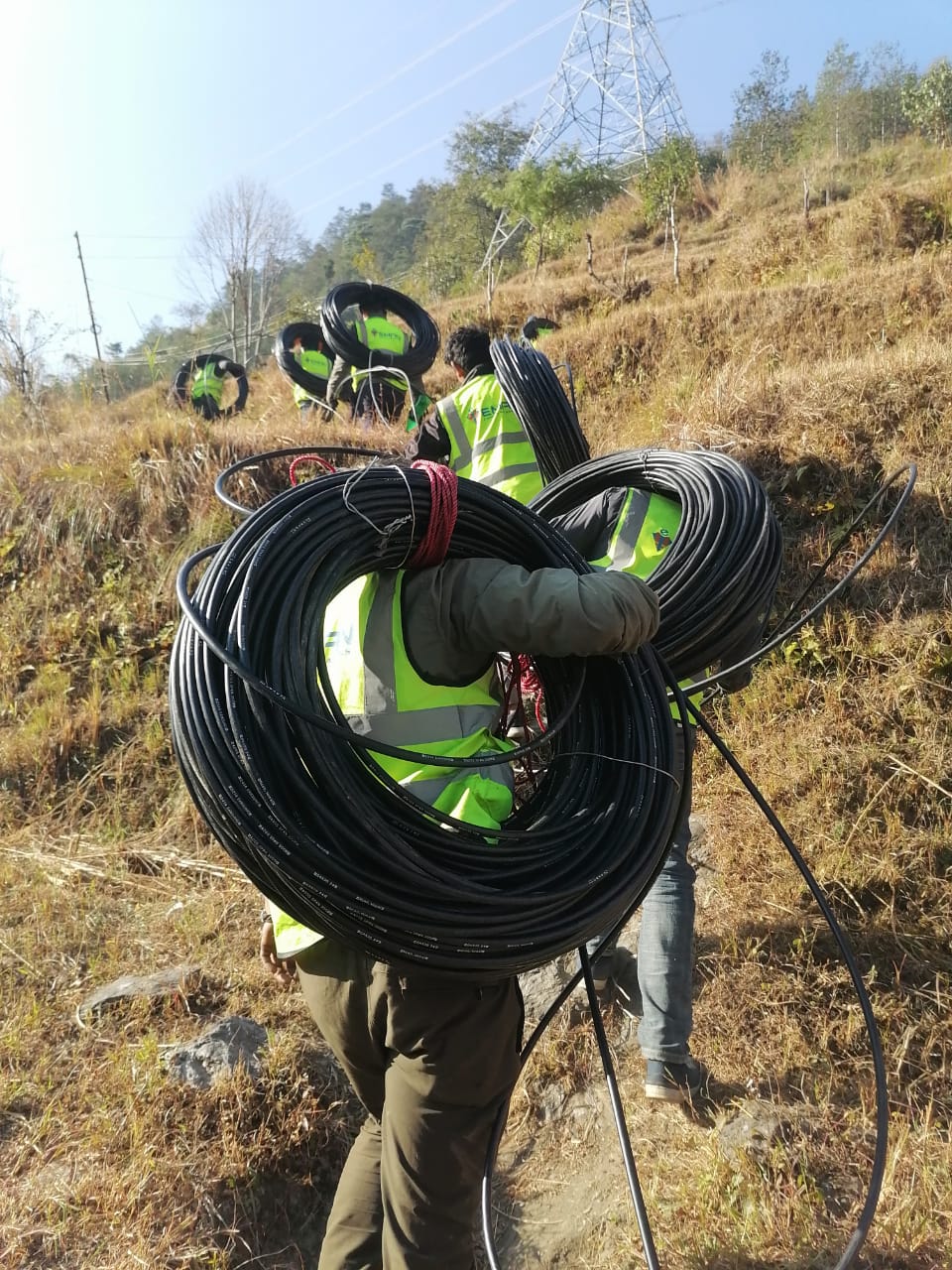 Fiber Optic cable Pulling service in Nepal