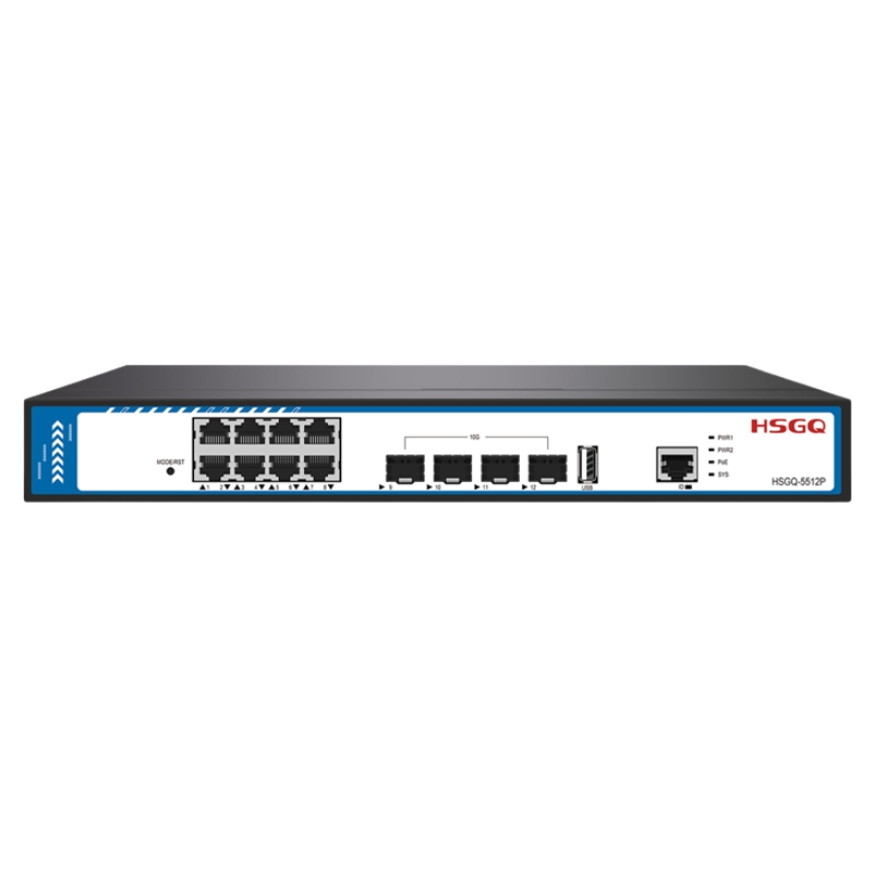 HSGQ L3 managed PoE switch